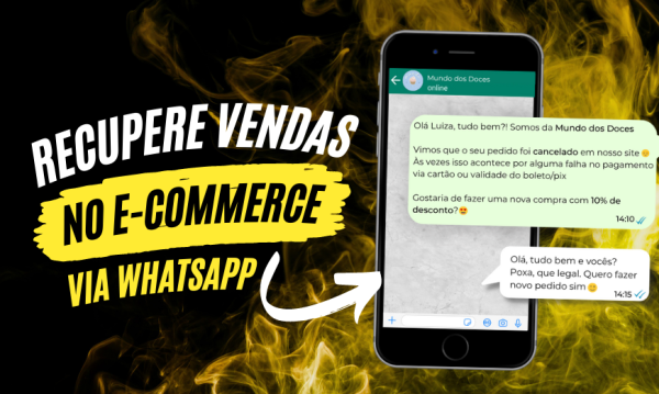 recuperar vendas por WhatsApp no Ecommerce